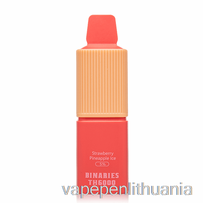 Horizon Binaries Th6000 Vienkartinis Braškių Ananasų Ledo Vape Skystis